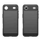 Anglies tekstūros TPU dėklas iPhone 17 Air – juodas -- iPhone 17 Air