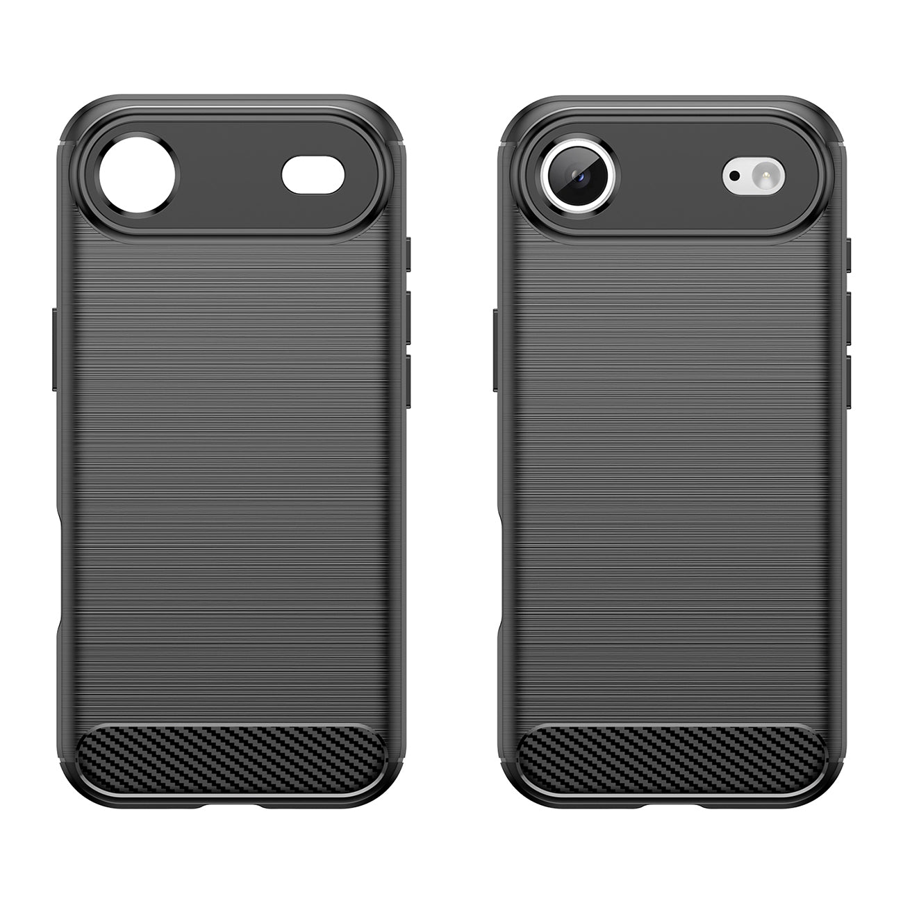 Anglies tekstūros TPU dėklas iPhone 17 Air – juodas -- iPhone 17 Air