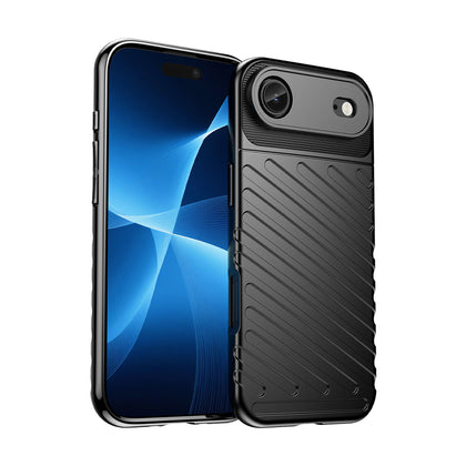 Thunder TPU dėklas iPhone 17 Air – juodas -- iPhone 17 Air