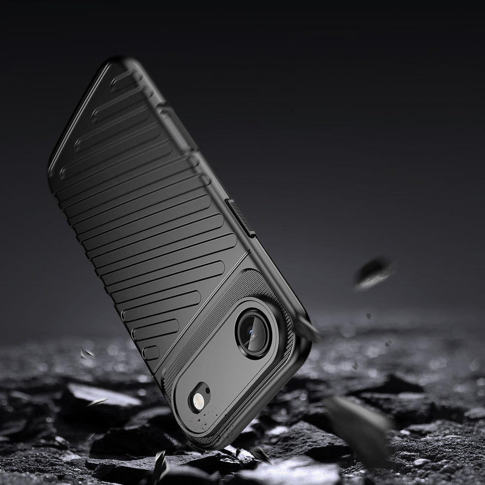Thunder TPU dėklas iPhone 17 Air – juodas -- iPhone 17 Air