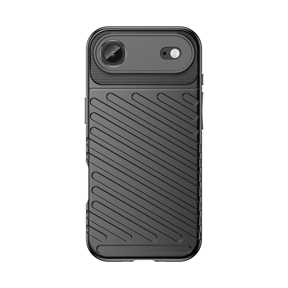 Thunder TPU dėklas iPhone 17 Air – juodas -- iPhone 17 Air