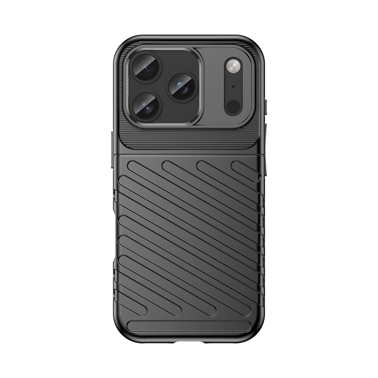 Thunder TPU dėklas iPhone 17 Pro – juodas -- iPhone 17 Pro