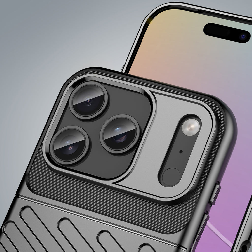 TPU dėklas iPhone 17 Pro Max – juodas