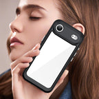 MagSafe dėklas iPhone 17 Air – skaidrus juodas