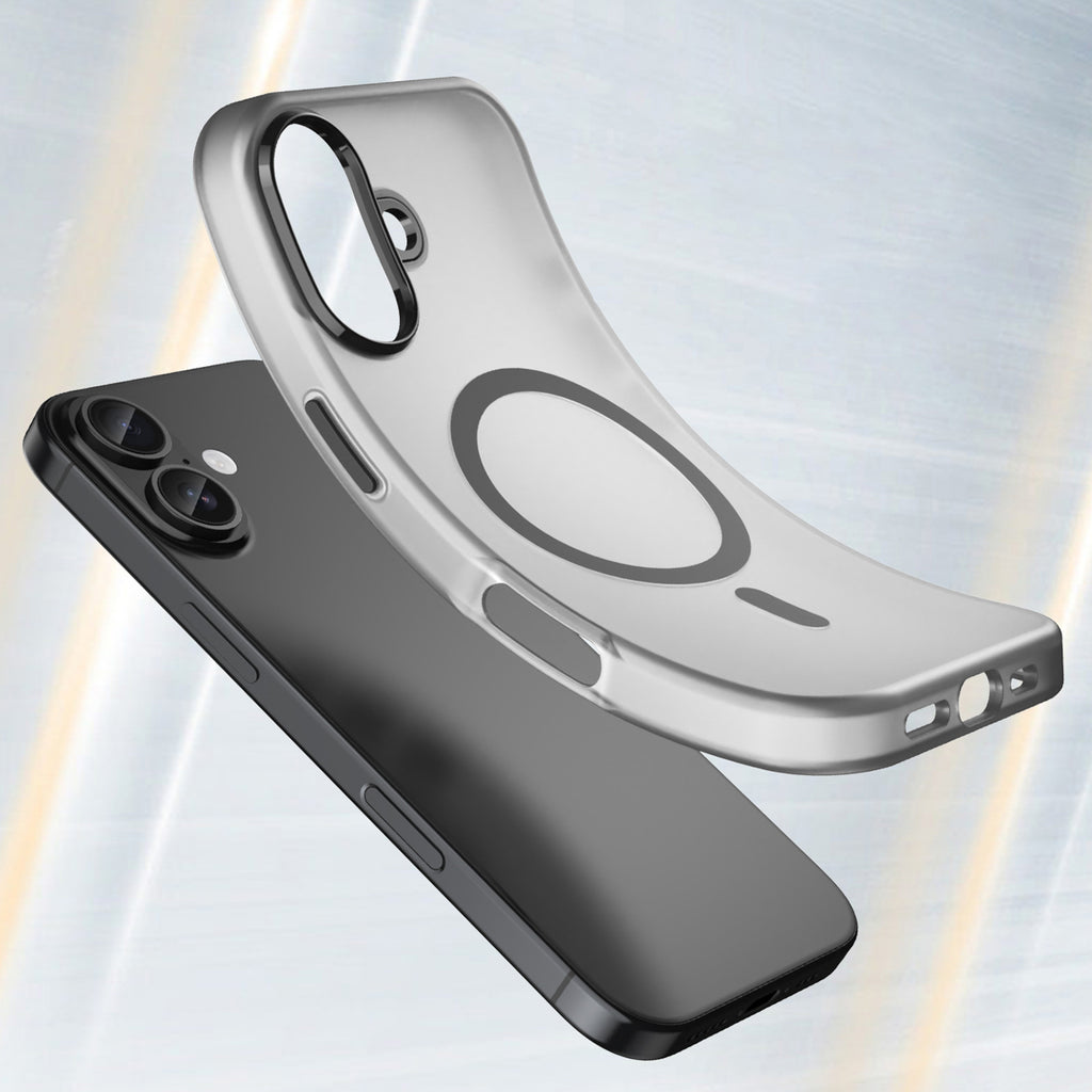 MagSafe magnetinis dėklas iPhone 17 – juodas matinis -- iPhone 17