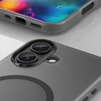 MagSafe magnetinis dėklas iPhone 17 – juodas matinis -- iPhone 17