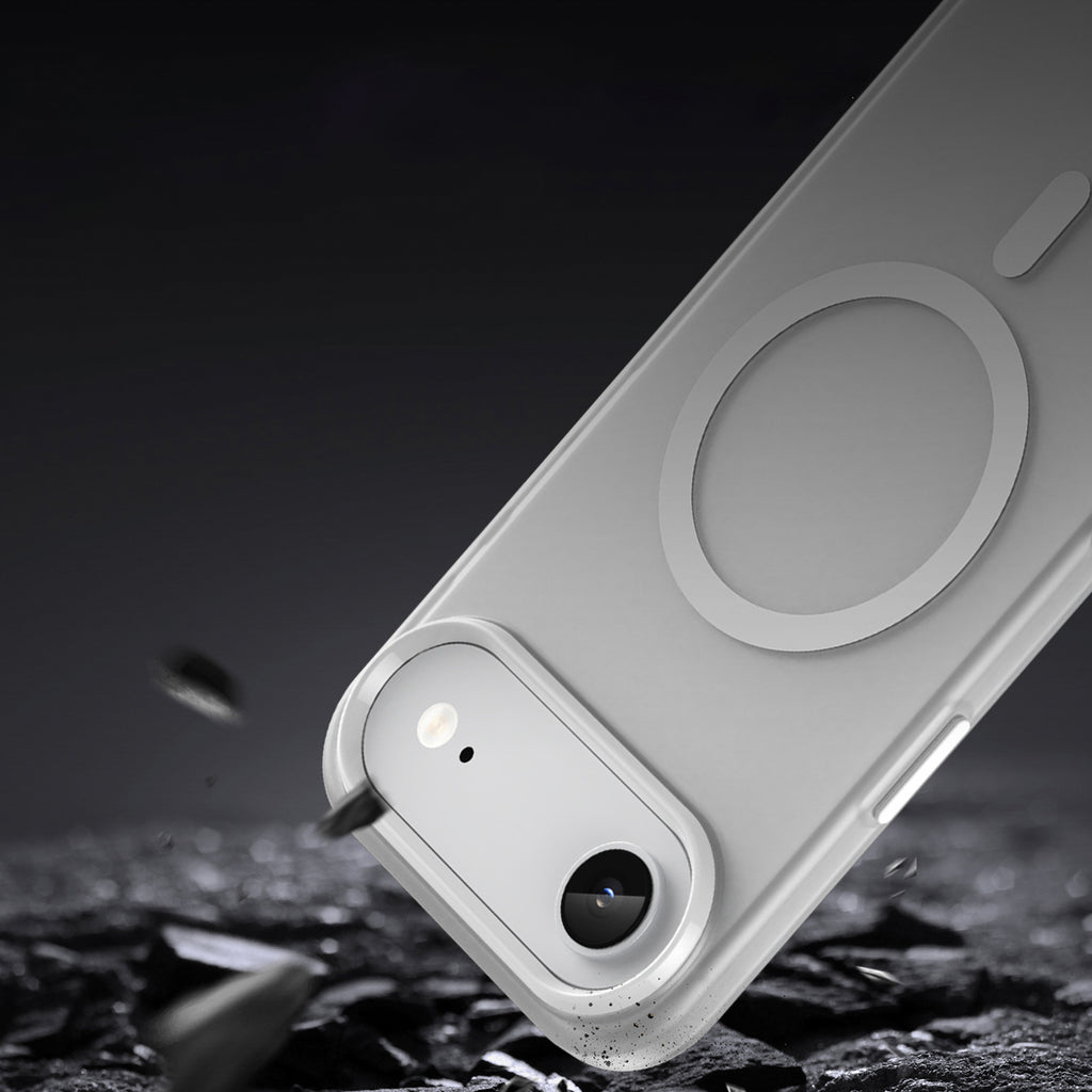 Magnetic Abrasive MagSafe dėklas iPhone 17 Air – matinis baltas -- iPhone 17 Air
