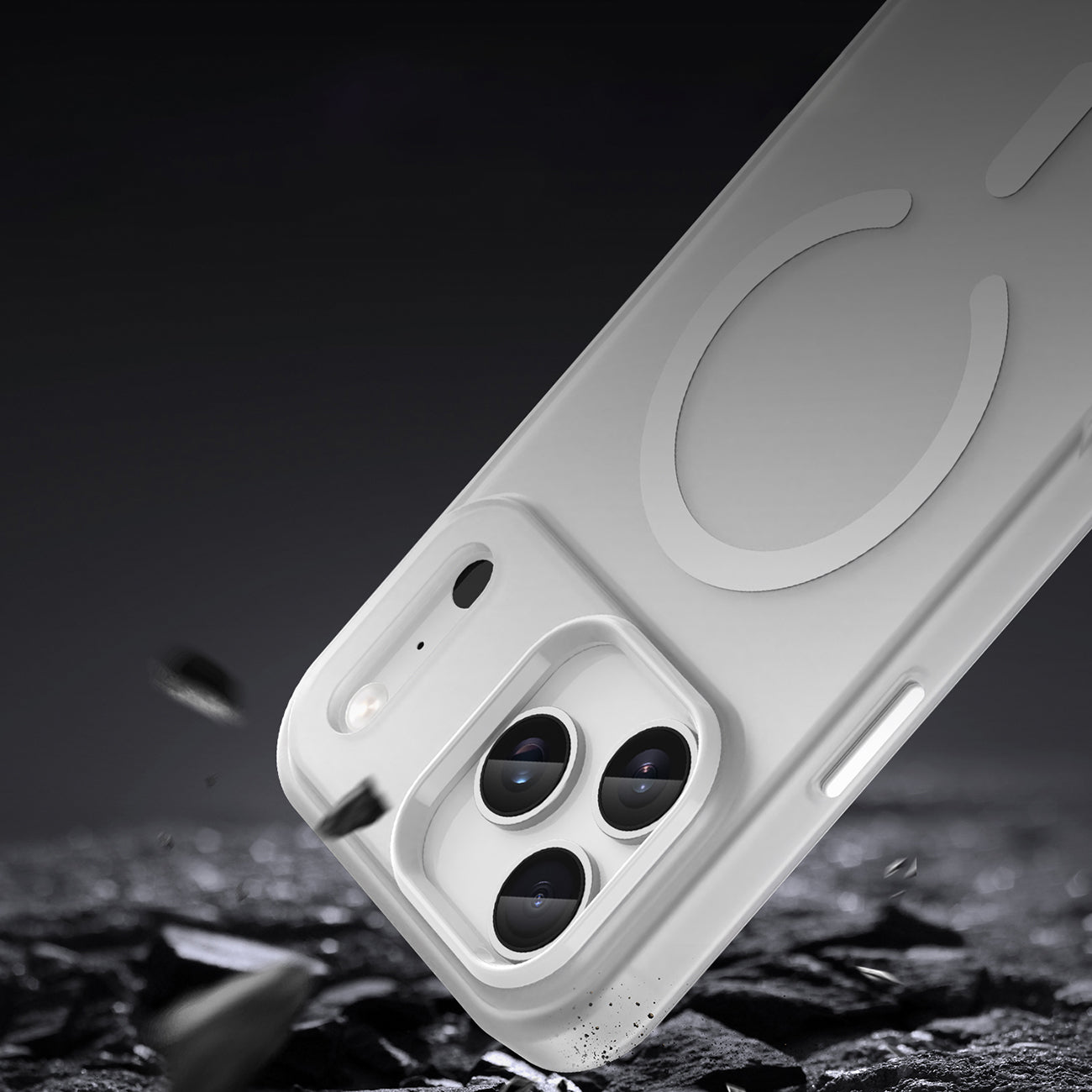 MagSafe magnetinis dėklas iPhone 17 Pro – baltas -- iPhone 17 Pro