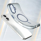 Magnetinis abrazyvinis iPhone 17 dėklas, suderinamas su MagSafe - matinė mėlyna