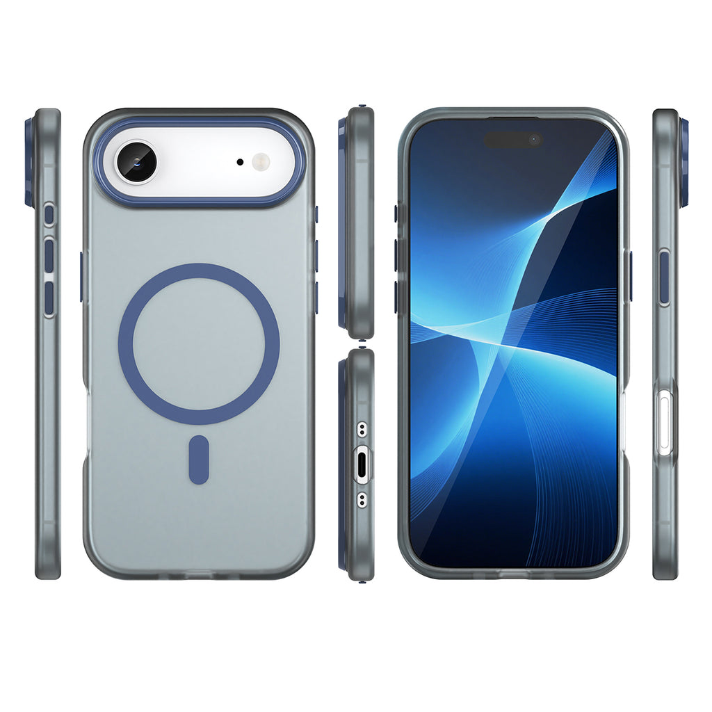 Magnetinis abrazyvas iPhone 17 Air Case Compatible with MagSafe – matinė mėlyna -- Cell phone cases and covers