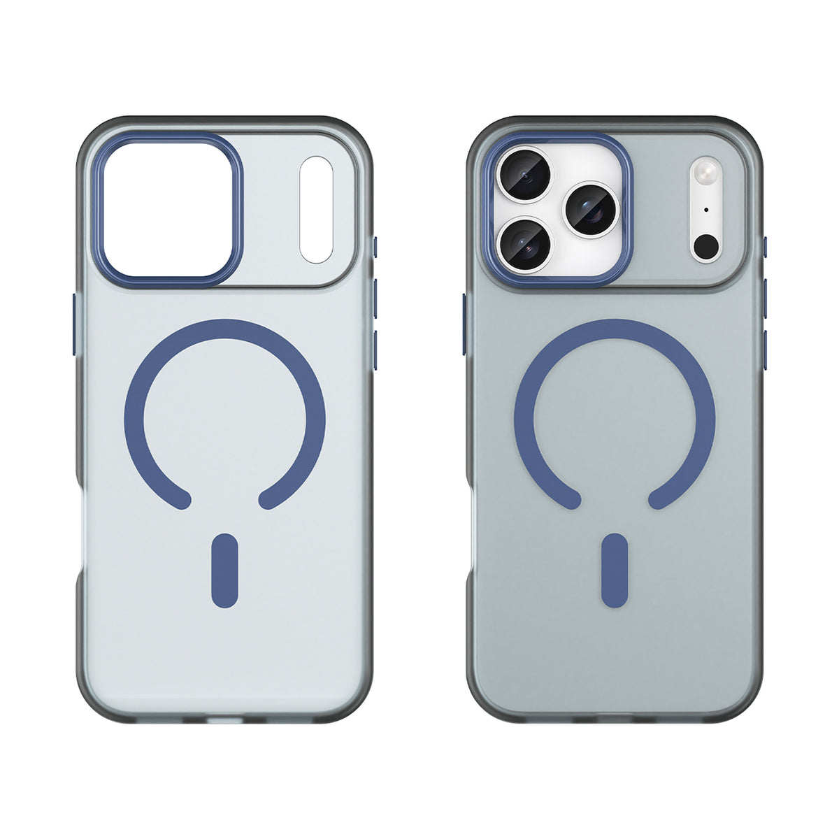 Magnetic Abrasive MagSafe dėklas iPhone 17 Pro Max – matinis mėlynas -- iPhone 17 Pro Max