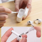 Tech-Protect CS02 3 dalių ausinių valymo rinkinys - baltas -- Uncategorized