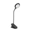 Mini Wozinsky Belaidė LED skaitymo lempa su žiebtuvėliu + USB-C kabeliu - Juoda -- Table Lamps