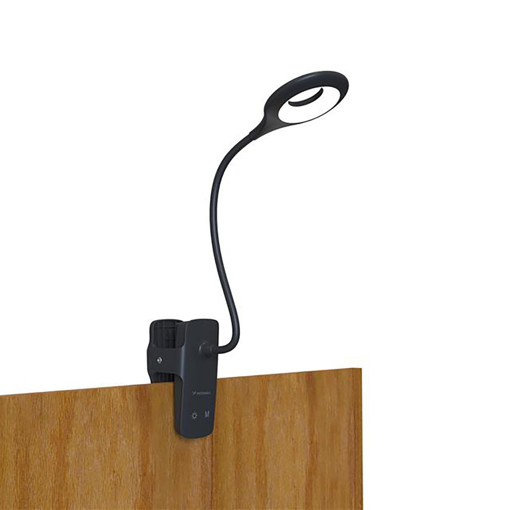 Mini Wozinsky Belaidė LED skaitymo lempa su žiebtuvėliu + USB-C kabeliu - Juoda -- Table Lamps