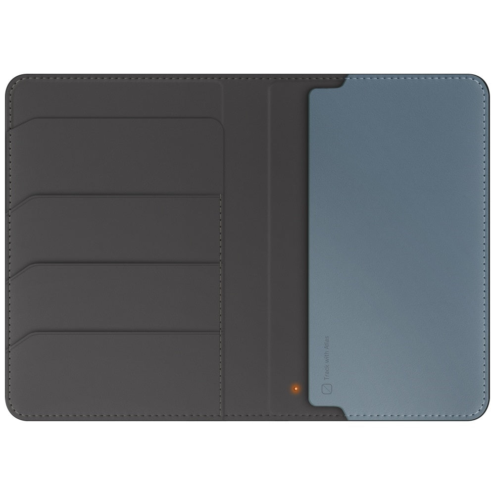 Uniq Belmont paso dėklas su Apple Find My RFID blokavimu pilkai mėlynas -- Cell phone cases and covers