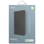 Uniq Belmont paso dėklas su Apple Find My RFID blokavimu pilkai mėlynas -- Cell phone cases and covers
