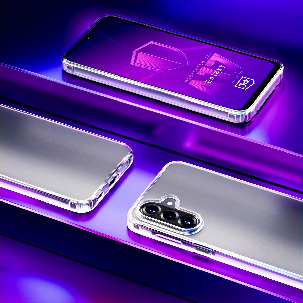 3mk šarvų dėklas, skirtas Samsung Galaxy A17 5G – skaidrus -- Samsung Galaxy A17 5G