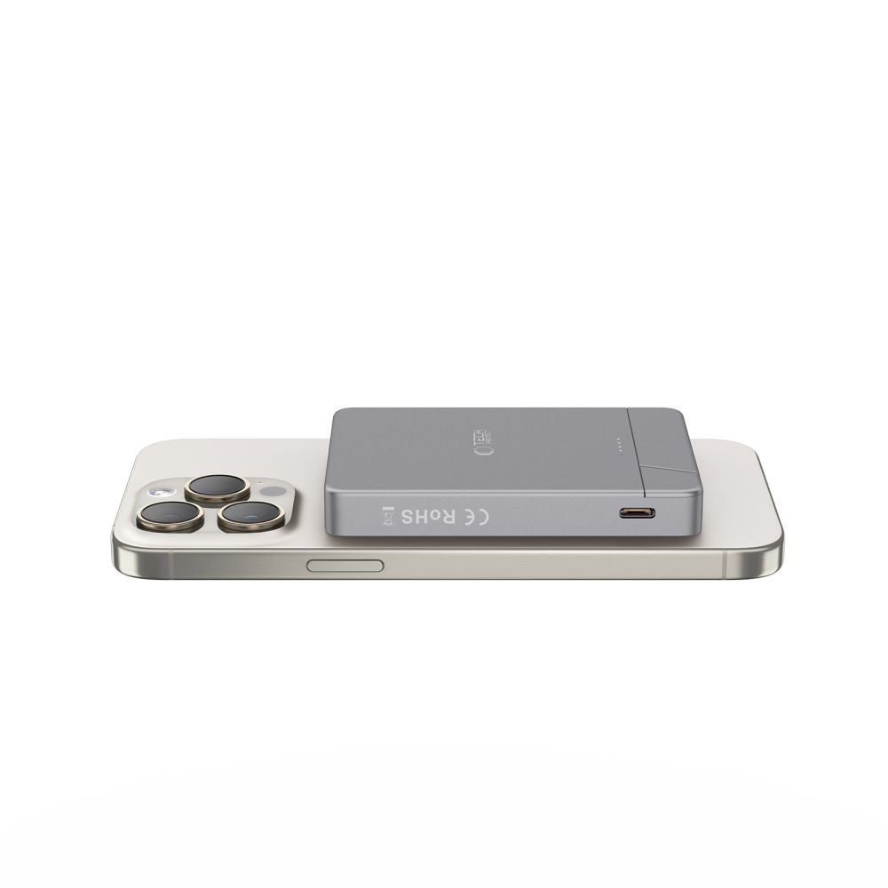 Tech-Protect išorinė baterija PB14 LifeMag MagSafe 5000 mAh pilka -- Powerbanks