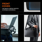 Spigen KD300 Nešiojamojo Kompiuterio Krepšys - Juodas -- Laptop Bags