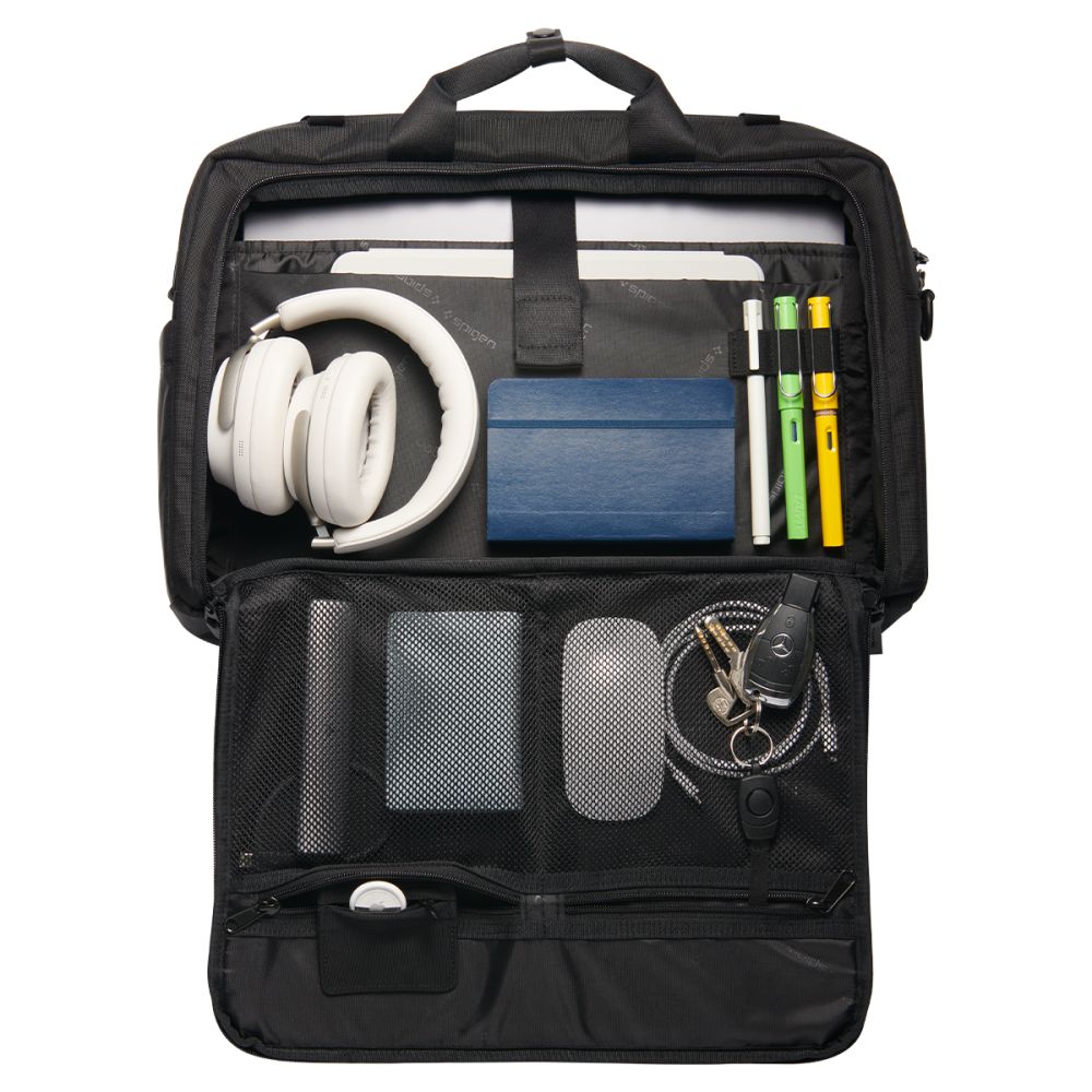 Spigen KD300 Nešiojamojo Kompiuterio Krepšys - Juodas -- Laptop Bags
