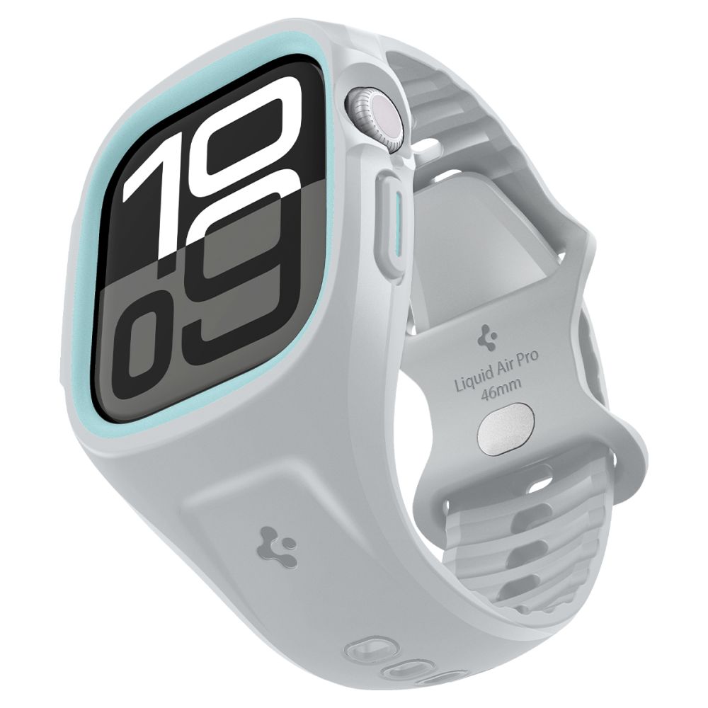 Spigen Liquid Air Pro dirželis, skirtas Apple Watch 10 46mm – pilkas