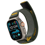 Spigen Athlex oro dirželis, skirtas Apple Watch 44/45/46/49 mm – žalias