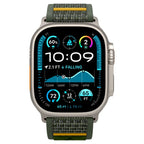 Spigen Athlex oro dirželis, skirtas Apple Watch 44/45/46/49 mm – žalias