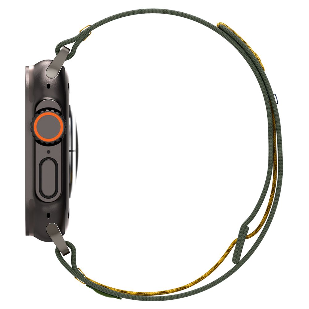 Spigen Athlex oro dirželis, skirtas Apple Watch 44/45/46/49 mm – žalias