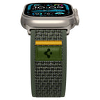 Spigen Athlex oro dirželis, skirtas Apple Watch 44/45/46/49 mm – žalias