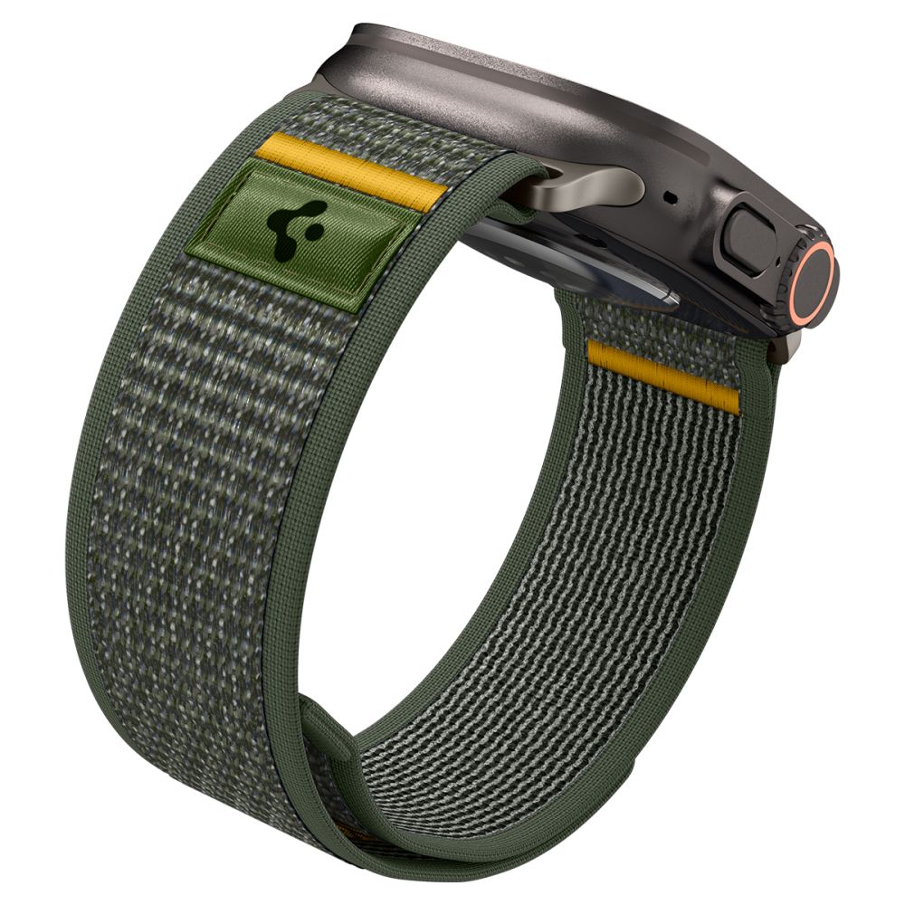 Spigen Athlex oro dirželis, skirtas Apple Watch 44/45/46/49 mm – žalias