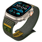 Spigen Athlex oro dirželis, skirtas Apple Watch 44/45/46/49 mm – žalias