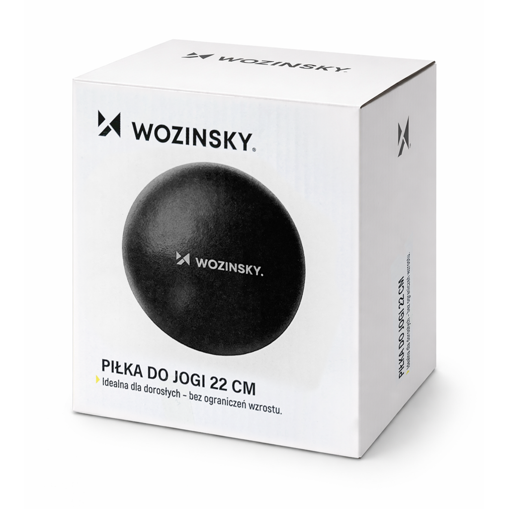 Wozinsky WPDP-C22 reabilitacinis treniravimo kamuolys 22 cm - juodas -- Cycling Accessories