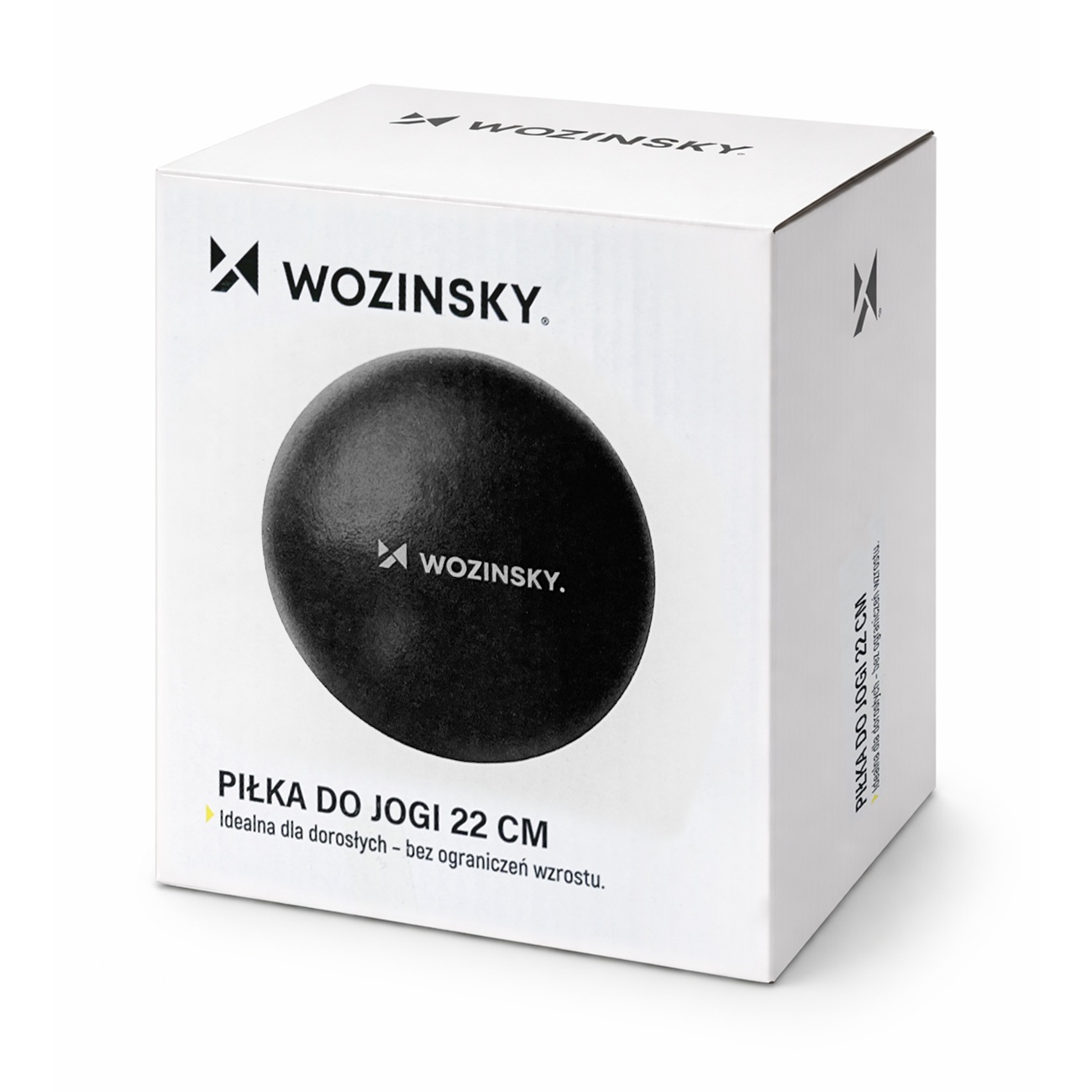 Wozinsky WPDP-C22 reabilitacinis treniravimo kamuolys 22 cm - juodas -- Cycling Accessories