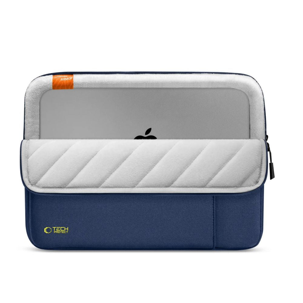 Tech-Protect Defender Nešiojamojo Kompiuterio Krepšys 15-16 - Tamsiai Mėlynas -- Laptop Bags