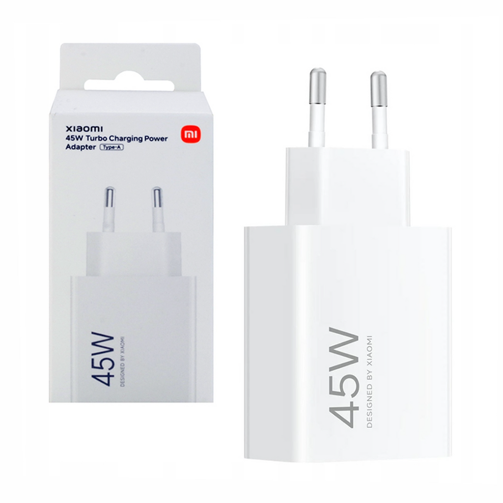 Xiaomi MDY-17-EF 45W USB-A sieninis įkroviklis - baltas