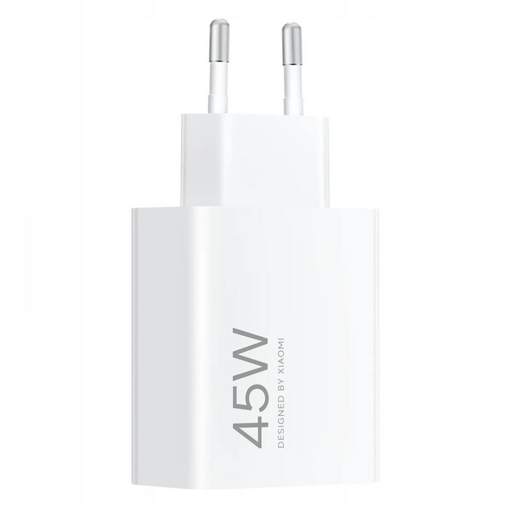 Xiaomi MDY-17-EF 45W USB-A sieninis įkroviklis - baltas