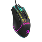Wozinsky WMGK-7200 laidinė optinė RGB žaidimo pelė 7200 DPI - juoda -- Gaming Accessories