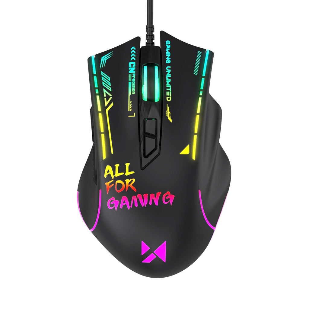 Wozinsky WMGK-7200 laidinė optinė RGB žaidimo pelė 7200 DPI - juoda -- Gaming Accessories