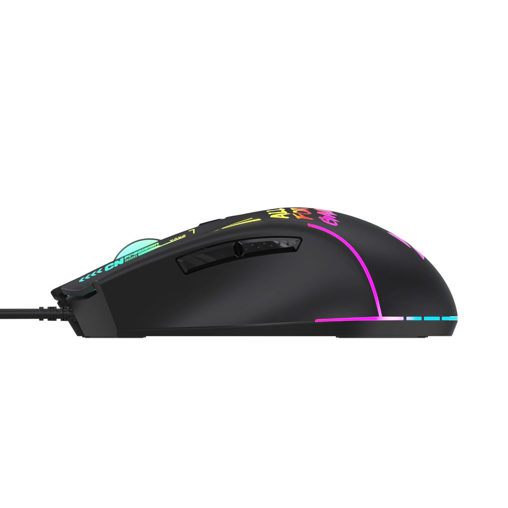 Wozinsky WMGK-7200 laidinė optinė RGB žaidimo pelė 7200 DPI - juoda -- Gaming Accessories
