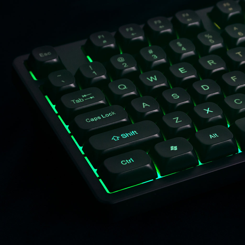 Wozinsky WKG-200 RGB Membraninė Žaidimų Klaviatūra su Slinkties Ratuku - Juoda -- Gaming Accessories