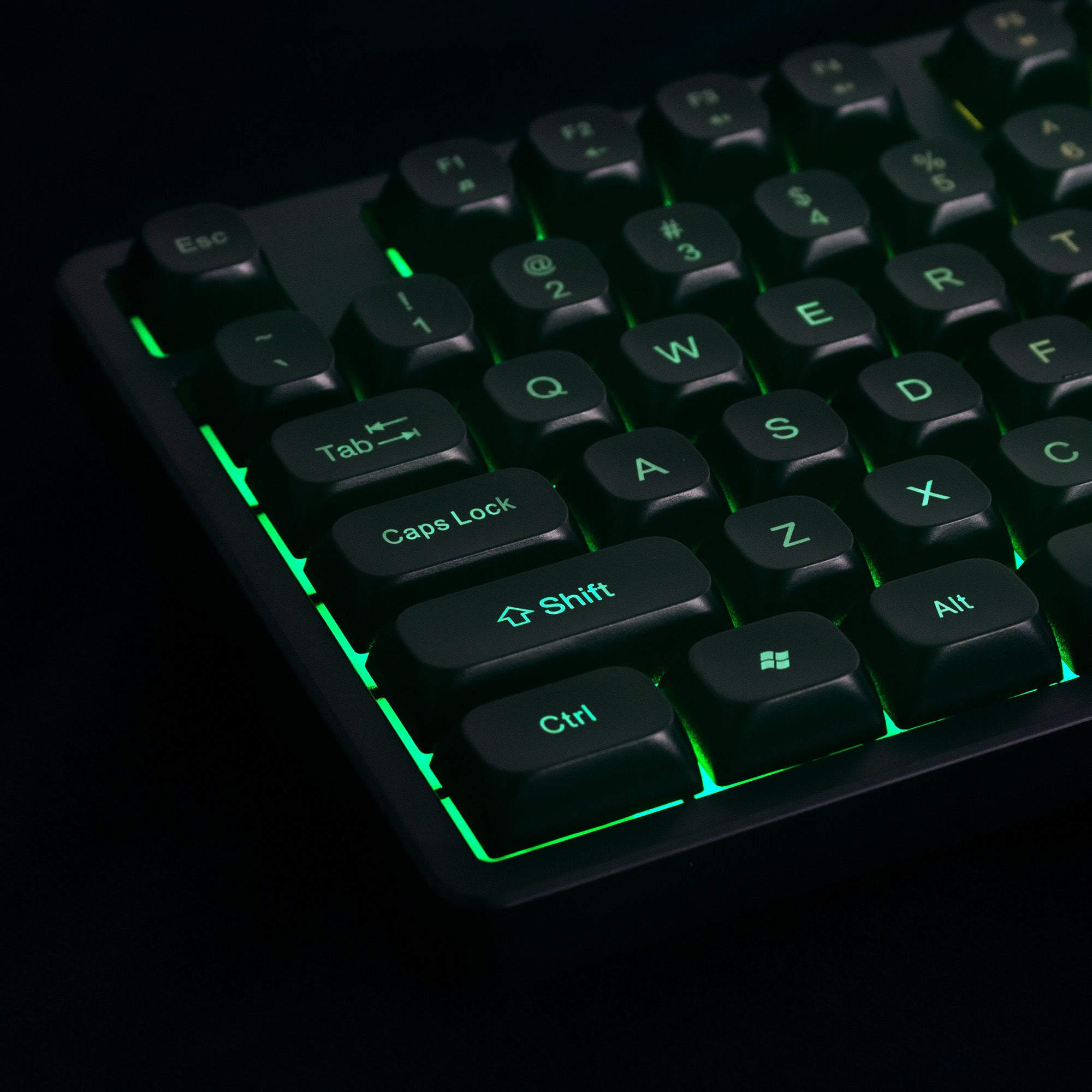 Wozinsky WKG-200 RGB Membraninė Žaidimų Klaviatūra su Slinkties Ratuku - Juoda -- Gaming Accessories