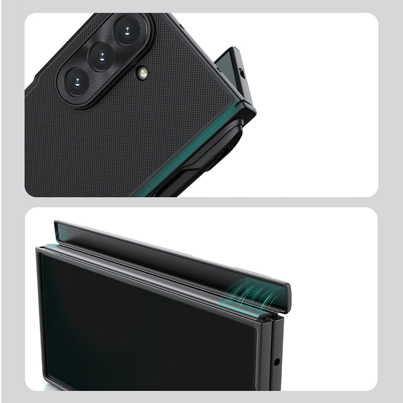 Nillkin magnetinis dėklas Galaxy Z Fold 7 su S Pen – juodas