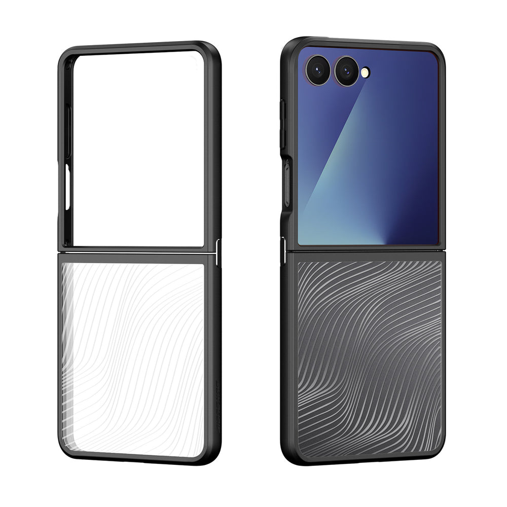 Dux Ducis Aimo dėklas Samsung Galaxy Z Flip7 – juodas -- Samsung Galaxy Z Flip 7