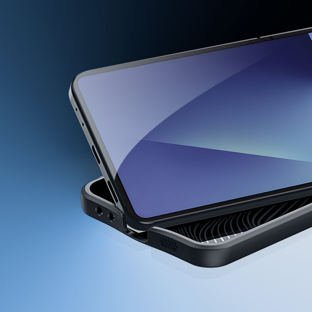 Dux Ducis Aimo dėklas Samsung Galaxy Z Flip7 – juodas -- Samsung Galaxy Z Flip 7