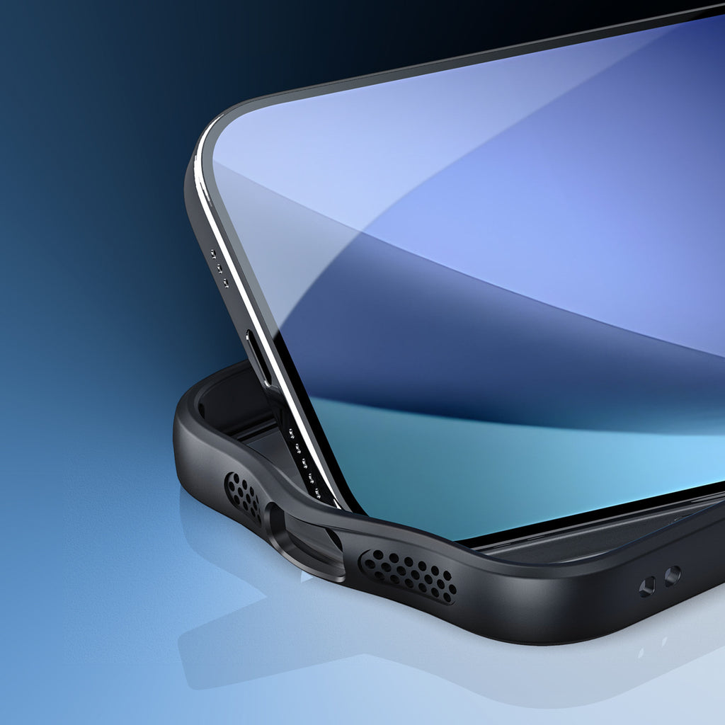 Dux Ducis Aimo dėklas iPhone 17 – juodas
