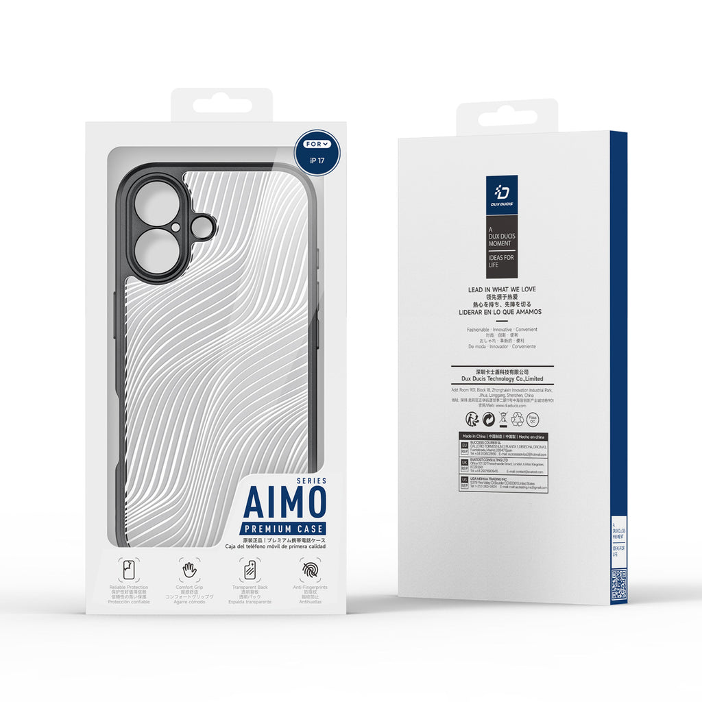 Dux Ducis Aimo dėklas iPhone 17 – juodas