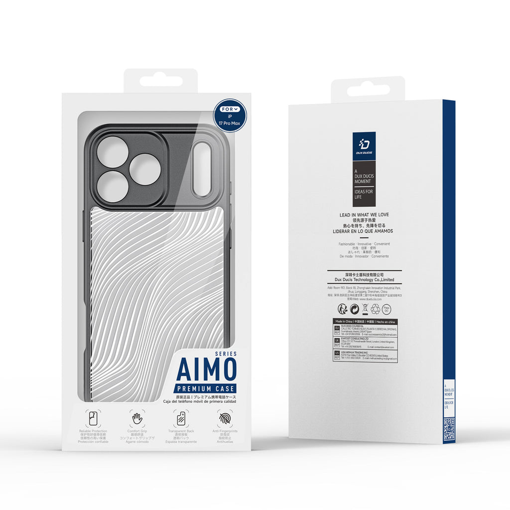 Dux Ducis Aimo dėklas iPhone 17 Pro Max – juodas