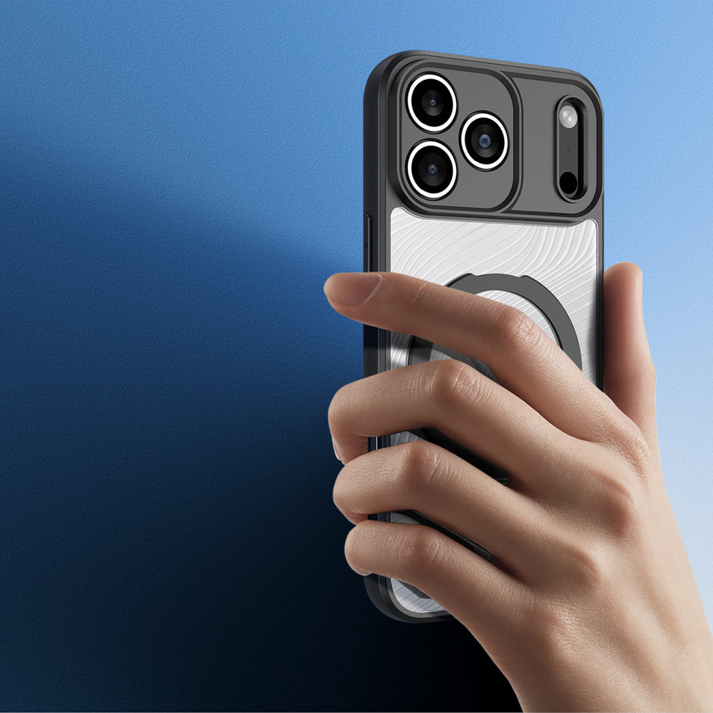 Dux Ducis Aimo Mag MagSafe dėklas iPhone 17 Pro – juodas