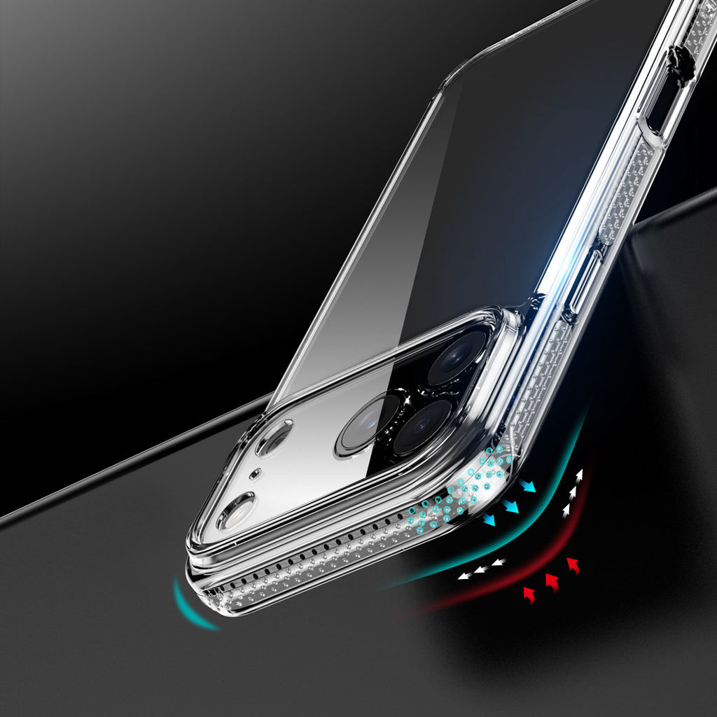 Skaidrus Dux Ducis Clin dėklas iPhone 17 Pro