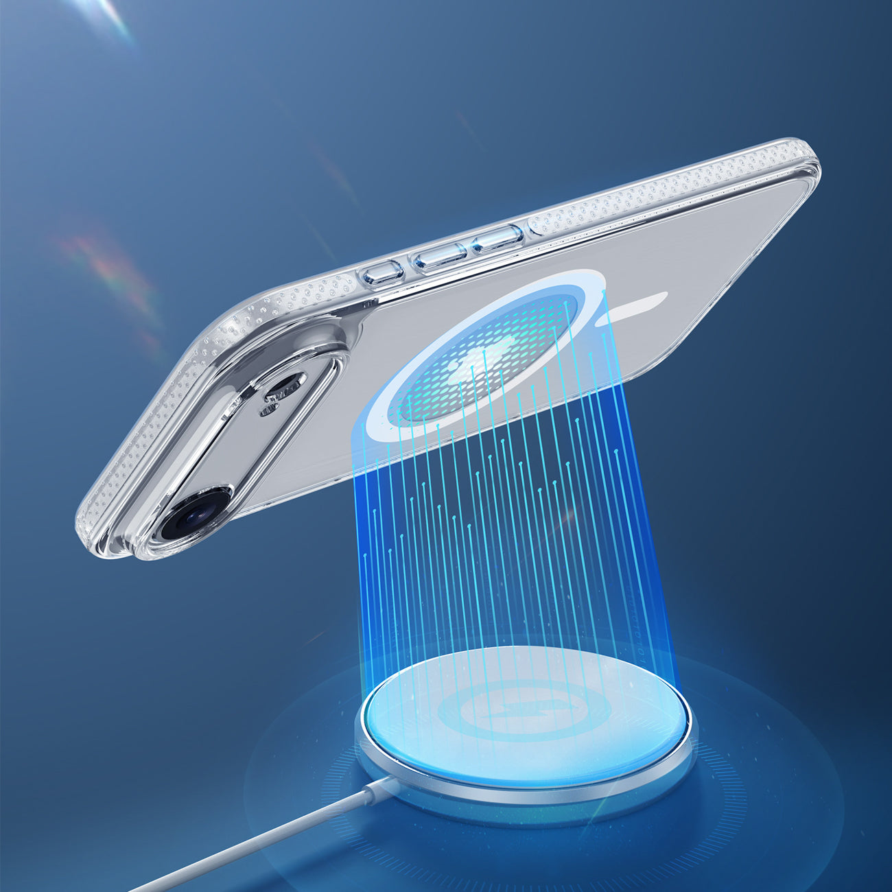 MagSafe skaidrus dėklas iPhone 17 Air – Dux Ducis